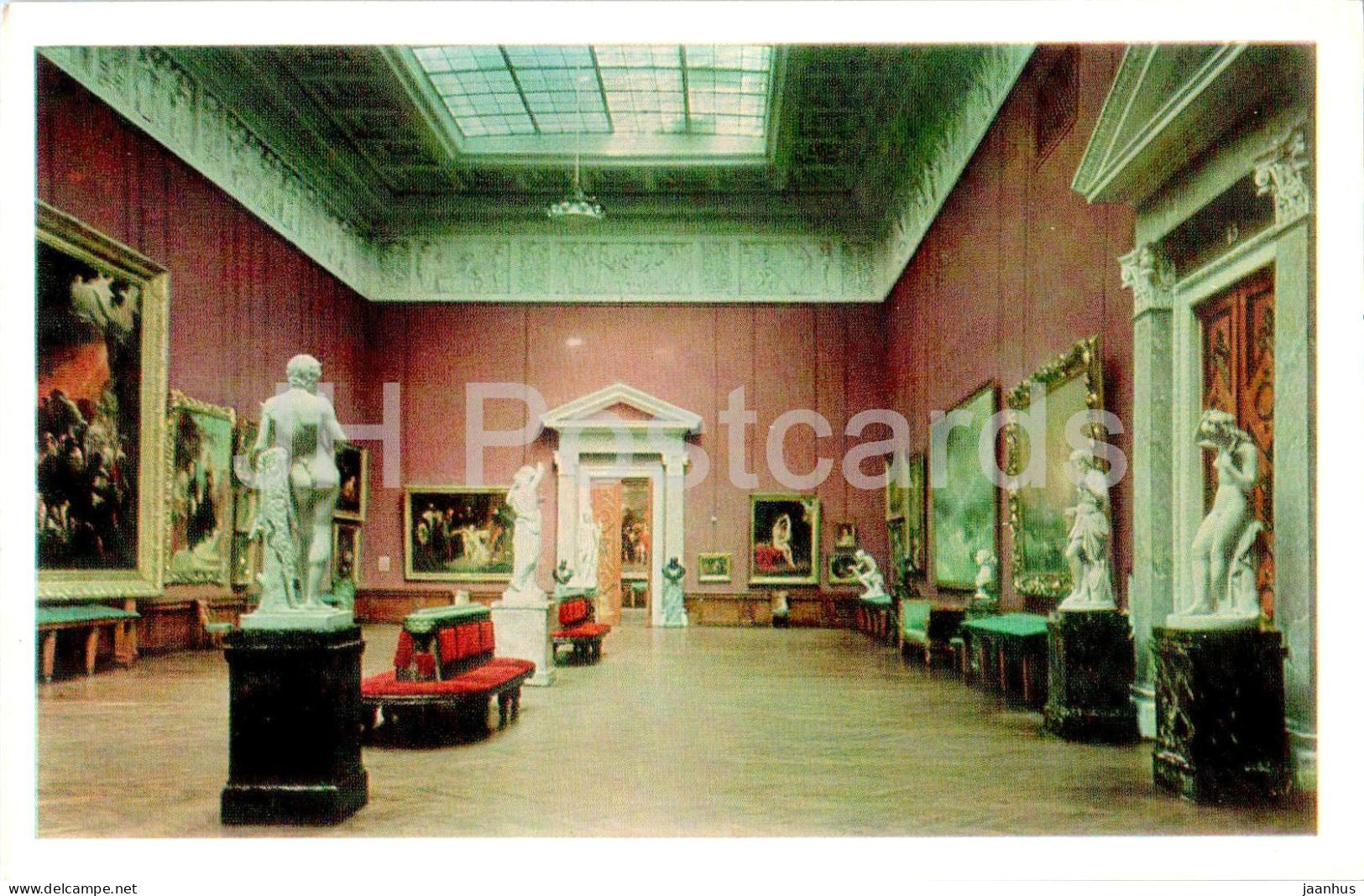 Russian Museum - Second Academic Hall - 1971 - Russia USSR – unused – JH Postcards