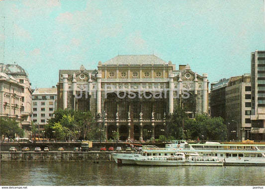 Budapest - Cultural Centre - passenger ship - 1980s - Hungary - used - JH Postcards