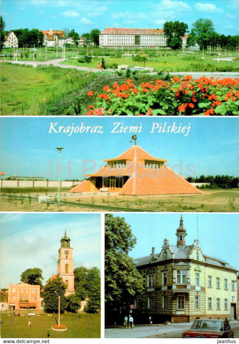 Pila - Krajobraz Ziemi Pilskiej - Chodziez - Walcz - The landscape of the Pila Land - multiview - Poland - unused - JH Postcards