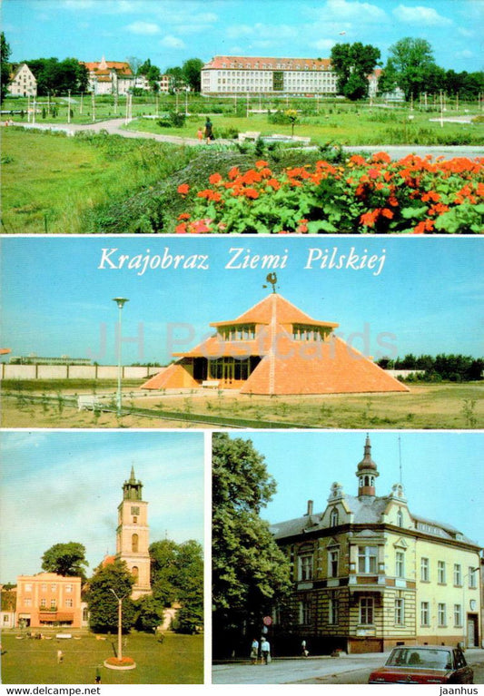 Pila - Krajobraz Ziemi Pilskiej - Chodziez - Walcz - The landscape of the Pila Land - multiview - Poland - unused - JH Postcards