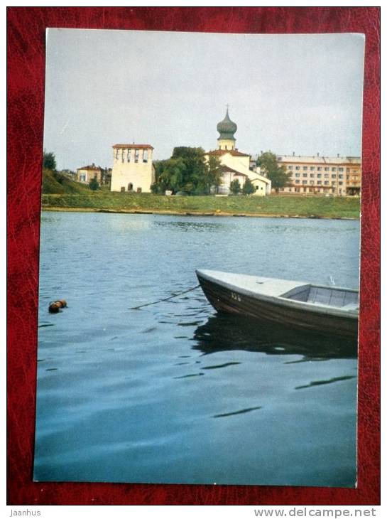 Pskov - Church of the Assumption of the Mother of God,  "at Ferry"  - 1967 - Russia - USSR - unused - JH Postcards