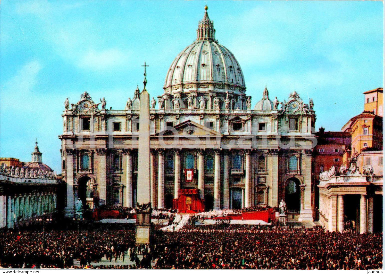 Citta del Vaticano - Piazza e Basilica di S Pietro - square and Shurch of St Peter - 237 - Italy - Vatican - unused - JH Postcards