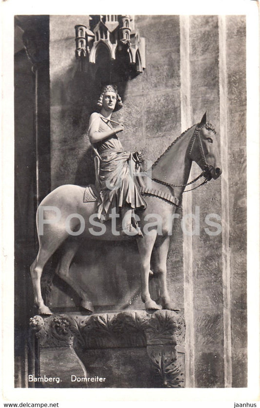 Bamberg - Domreiter - horse - old postcard - 1939 - Germany - used - JH Postcards