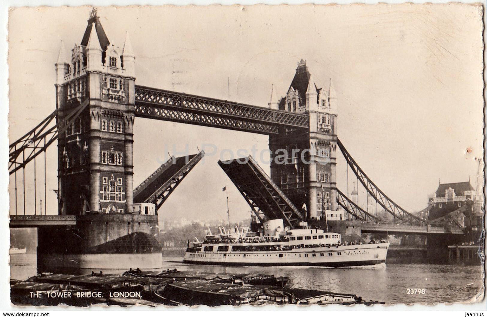 London - The Tower Bridge - ship - 23798 - 1964 - United Kingdom - England - used - JH Postcards