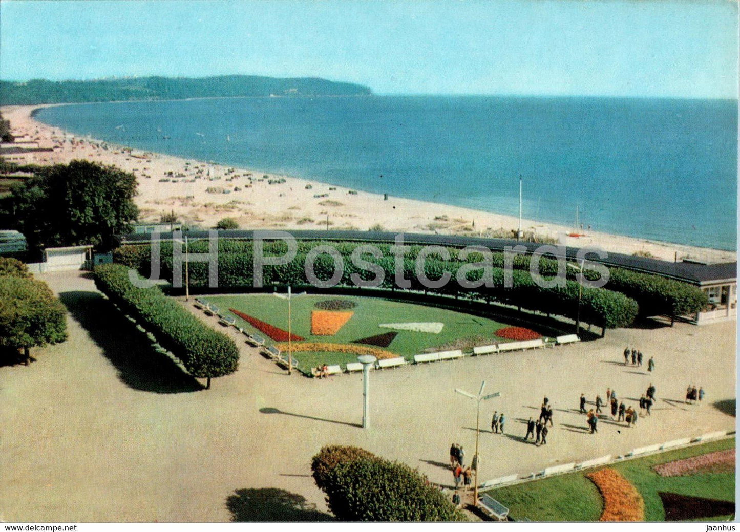 Sopot - Skwer przed wejsciem na molo - Square in front of the pier entrance - Poland - unused - JH Postcards