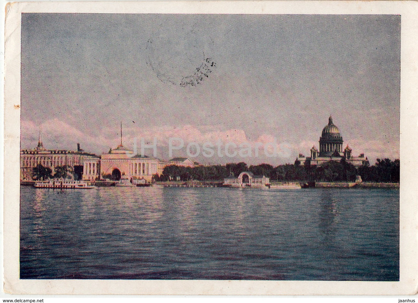 Leningrad - St. Petersburg - Neva River - postal stationery - 1958 - Russia USSR - used - JH Postcards