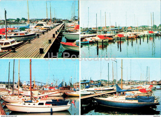 Gilleleje - The Yachting Harbour - sailing boat - Denmark - used - JH Postcards
