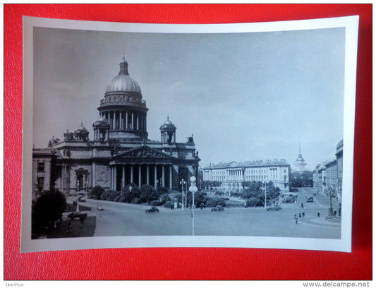 St. Isaac's Cathedral - Leningrad - St. Petersburg - 1954 - Russia USSR - unused - JH Postcards