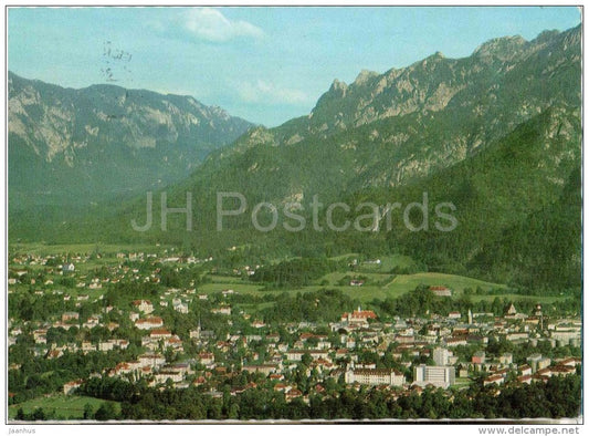 Kurort Bad Reichenhall mit Untersberg und Lattengebirge - F 205 - Germany - 1969 gelaufen - JH Postcards