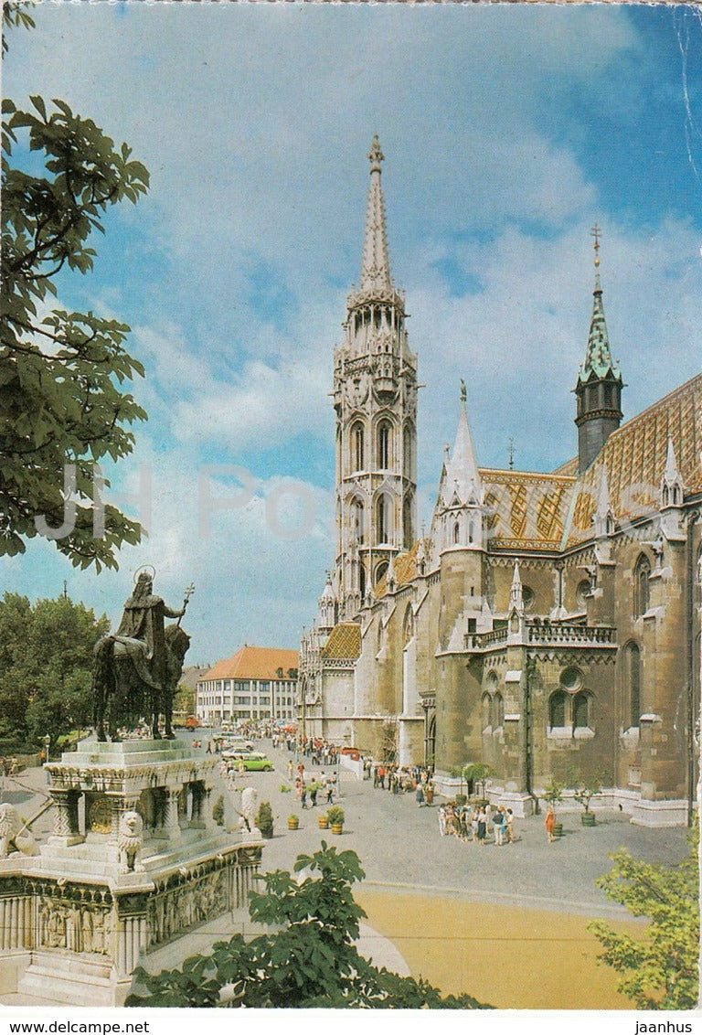 Budapest - Matthias Church - Hungary - used - JH Postcards