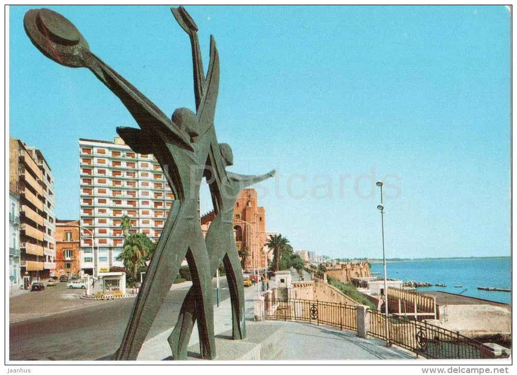 Monumento al marinaio - Seaman´s Memorial - bridge - Taranto - Puglia - 76 141 - Italia - Italy - unused - JH Postcards