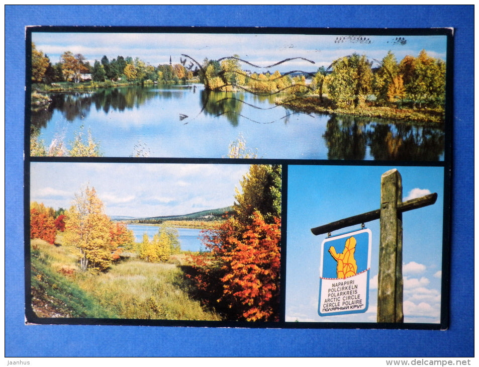 Rovaniemi - Arctic Circle - circulated in Finland 1974 Kemijärvi - Finland - used - JH Postcards