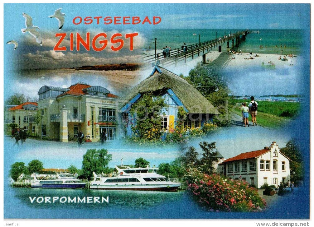 Ostseebad Zingst , Vorpommern - 2001 gelaufen - JH Postcards