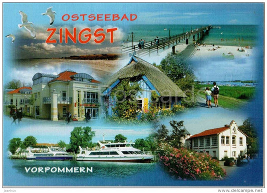 Ostseebad Zingst , Vorpommern - 2001 gelaufen - JH Postcards