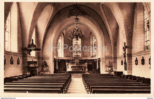 Thiaucourt - L'Interieur de l'Eglise - church - old postcard - France - used - JH Postcards