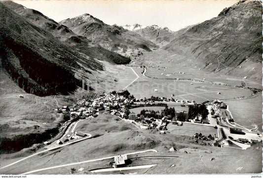 Andermatt 1444  m gegen Hospental Furka - old postcard - Switzerland - unused - JH Postcards