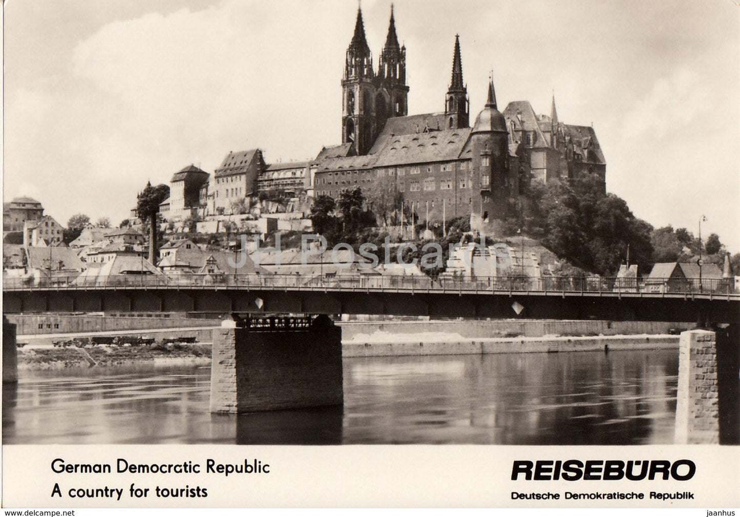 Meissen - Cathedral and Albrechtsburg - REISEBÜRO - 1964 - DDR - Germany - unused - JH Postcards