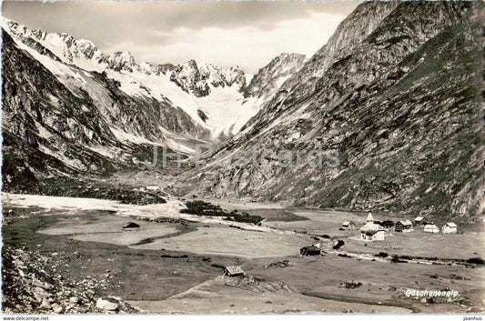 Goschenenalp - old postcard - Switzerland - used - JH Postcards