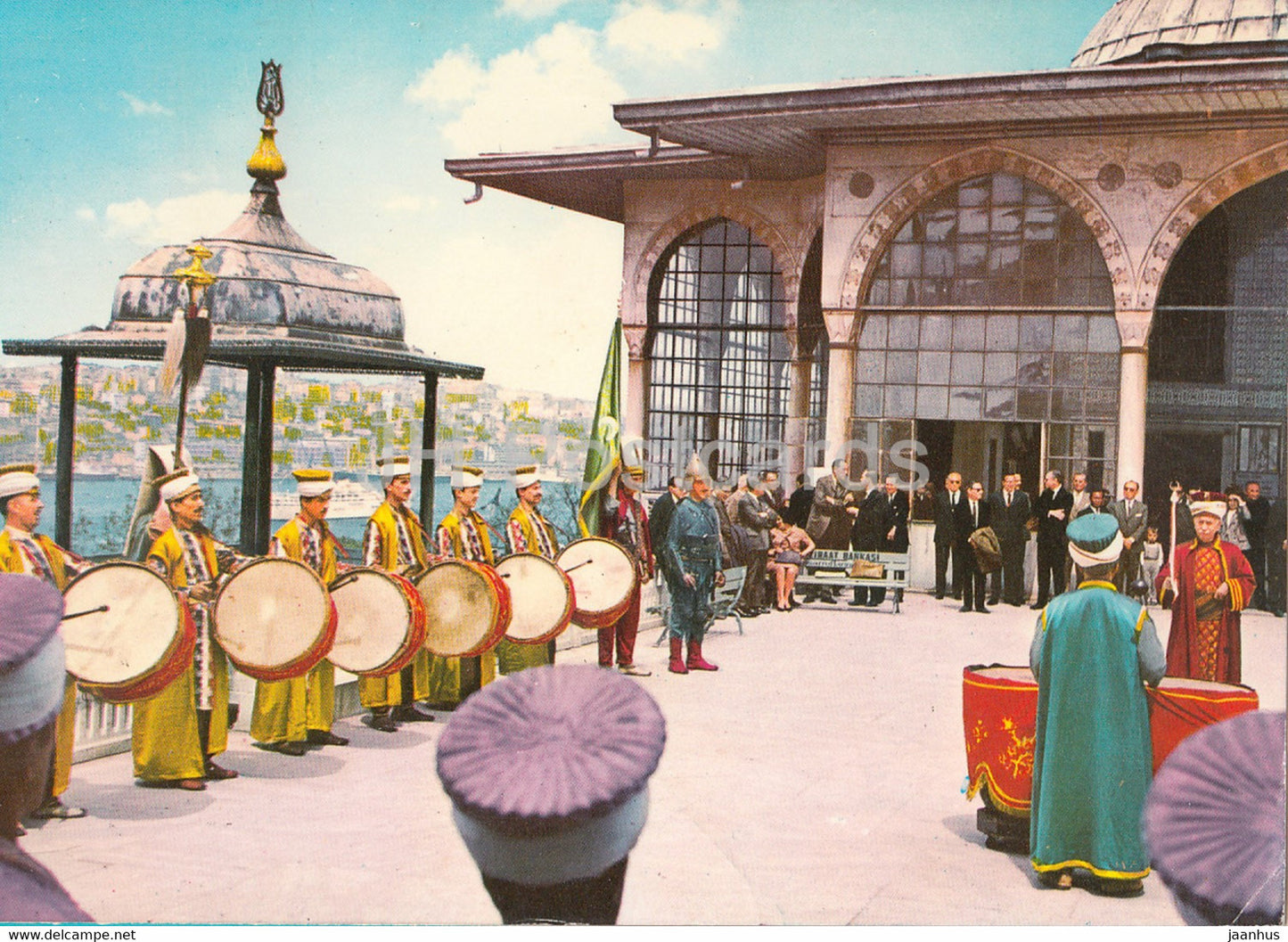 Istanbul - Mehter - Turkish Ancient Military Music and Topkapi - Bagdat kiosk - Turkey - used - JH Postcards