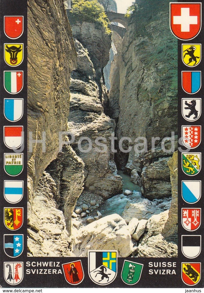 Viamalaschlucht bei Thusis - 136294 - Switzerland - unused - JH Postcards