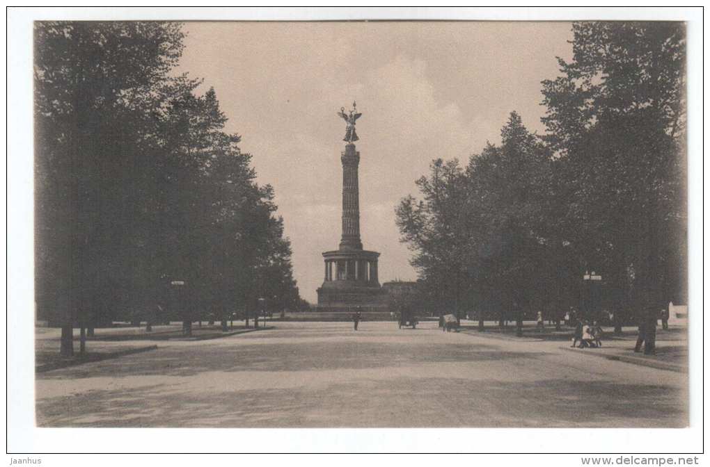 Siegessäule - Berlin - Germany - monument - G. V. B. - old postcard - unused - JH Postcards