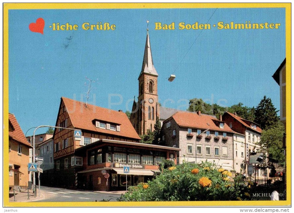 Bad Soden , Salmünster - 20 - 1992 gelaufen - JH Postcards