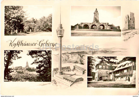 Kyffhauser Gebirge - old postcard - Germany DDR - used - JH Postcards