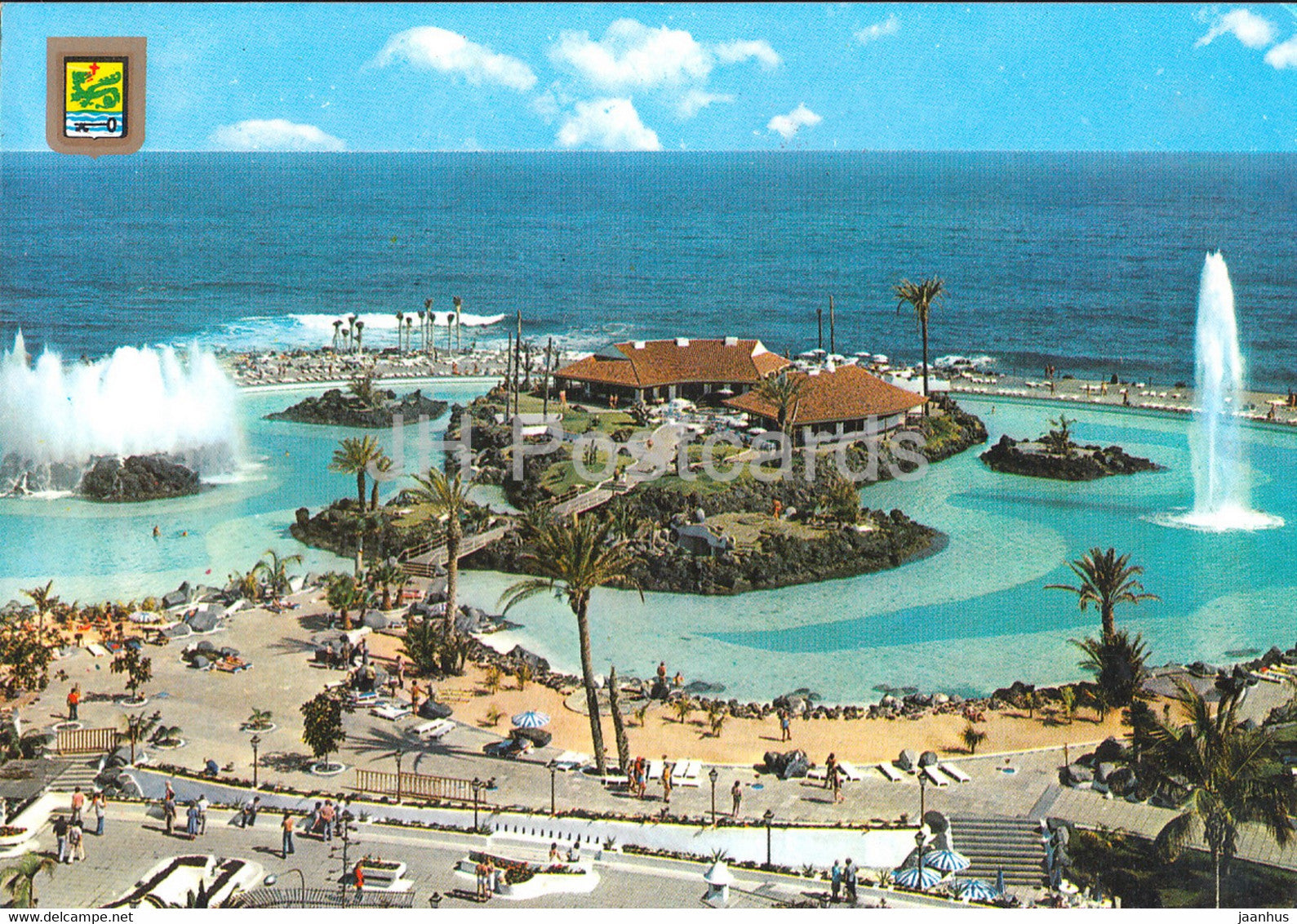 Puerto de la Cruz - Tenerife - Lago Martianez - lake - 79 - Spain - used - JH Postcards