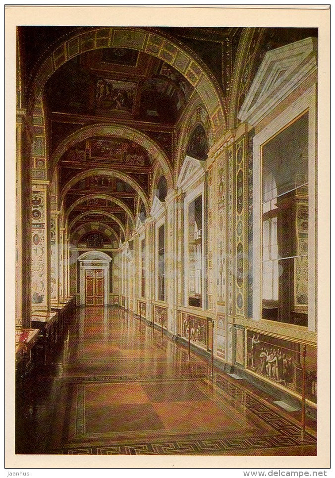 Raphael´s Loggias - Hermitage Interiors - St. Petersburg - Leningrad - 1982 - Russia USSR - unused - JH Postcards