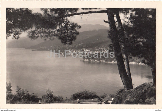 Opatija - 2 - old postcard - Yugoslavia - Croatia - used - JH Postcards