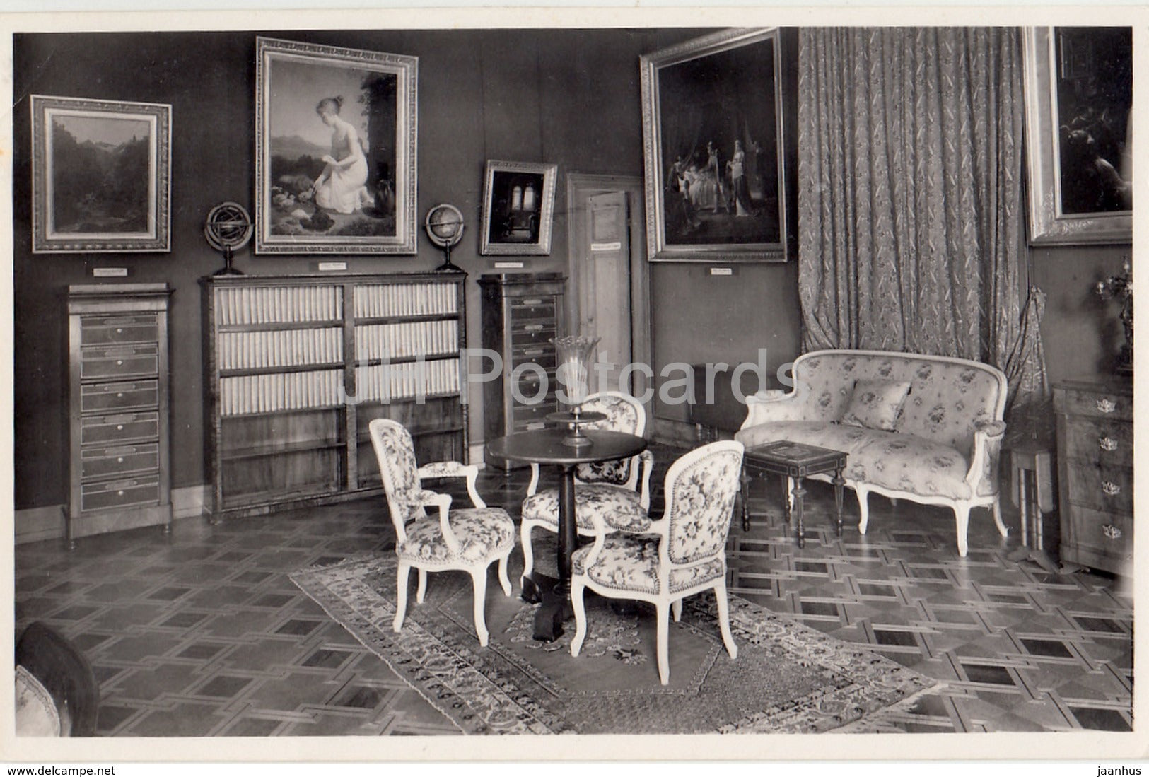 Schloss Arenenberg - Napoleon-Museum - castle - museum - salon der Kaiserin Eugenie - 12299 - Switzerland - 1955 - used - JH Postcards