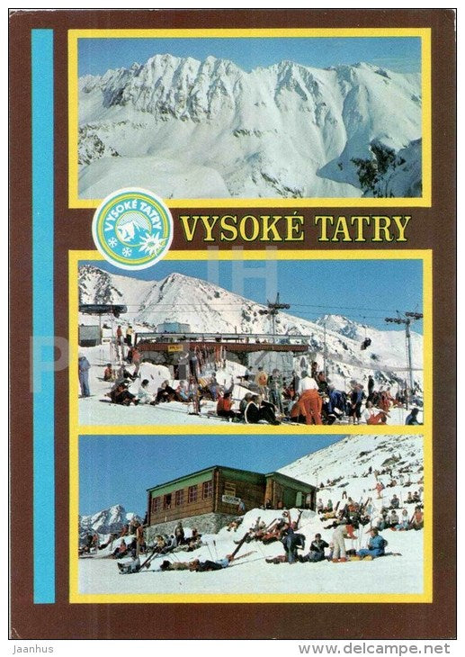 Satan - Bast - Mlynicka valley - cottage - Vysoke Tatry - High Tatras - Czechoslovakia - Slovakia - used 1986 - JH Postcards