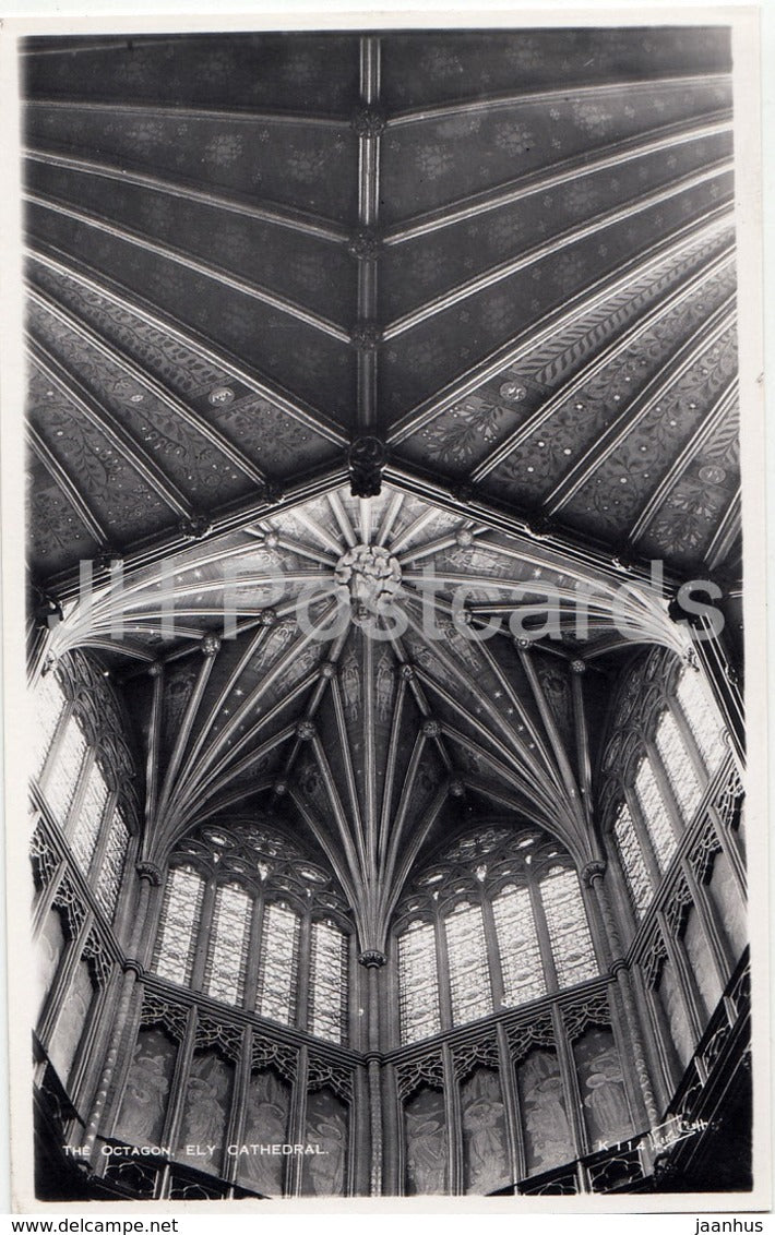 Ely Cathedral - The Octagon - K 114 - 1961 - United Kingdom - England - used - JH Postcards