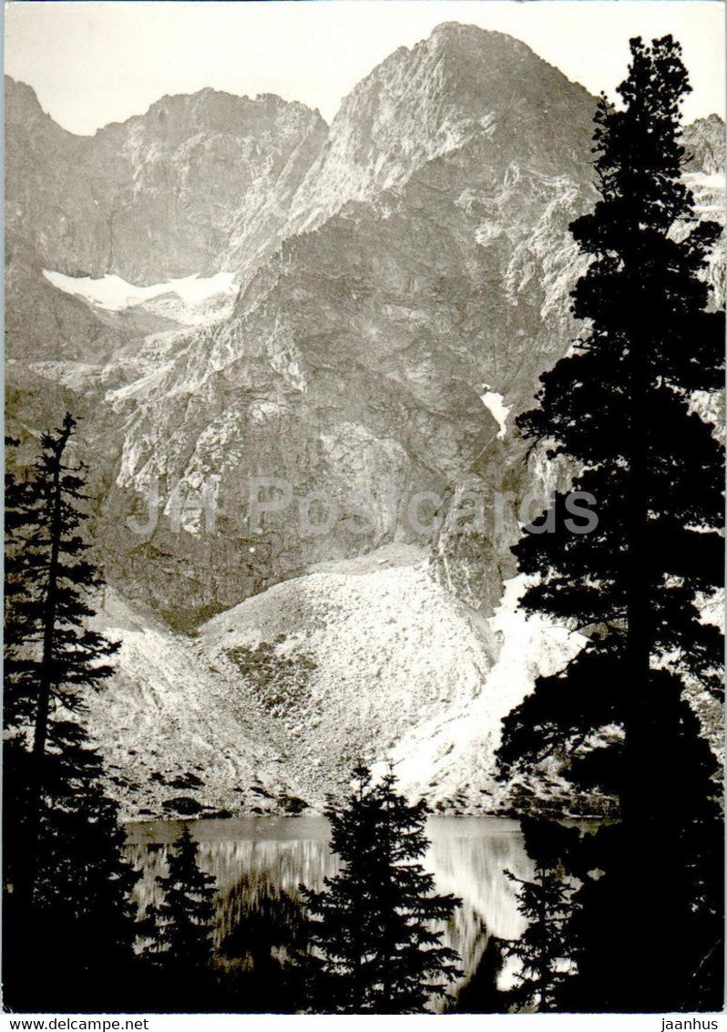 Tatry - Tatras - Mieguszowiecki Szczyt nad Morskim Okiem - 1972 - Poland - used - JH Postcards