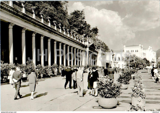 Karlovy Vary - Kolonada - Colonnade - 1970 - Czech Republic - Czechoslovakia - used - JH Postcards