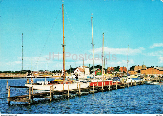 Klintholm Havn - Mon - sailing boat - 1973 - Denmark - used - JH Postcards