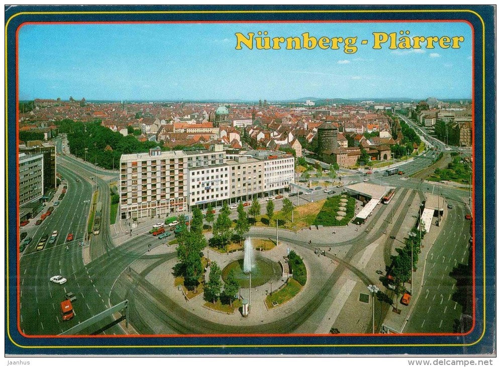 Nürnberg - Plärrer - 8500 - Germany - 1994 gelaufen - JH Postcards