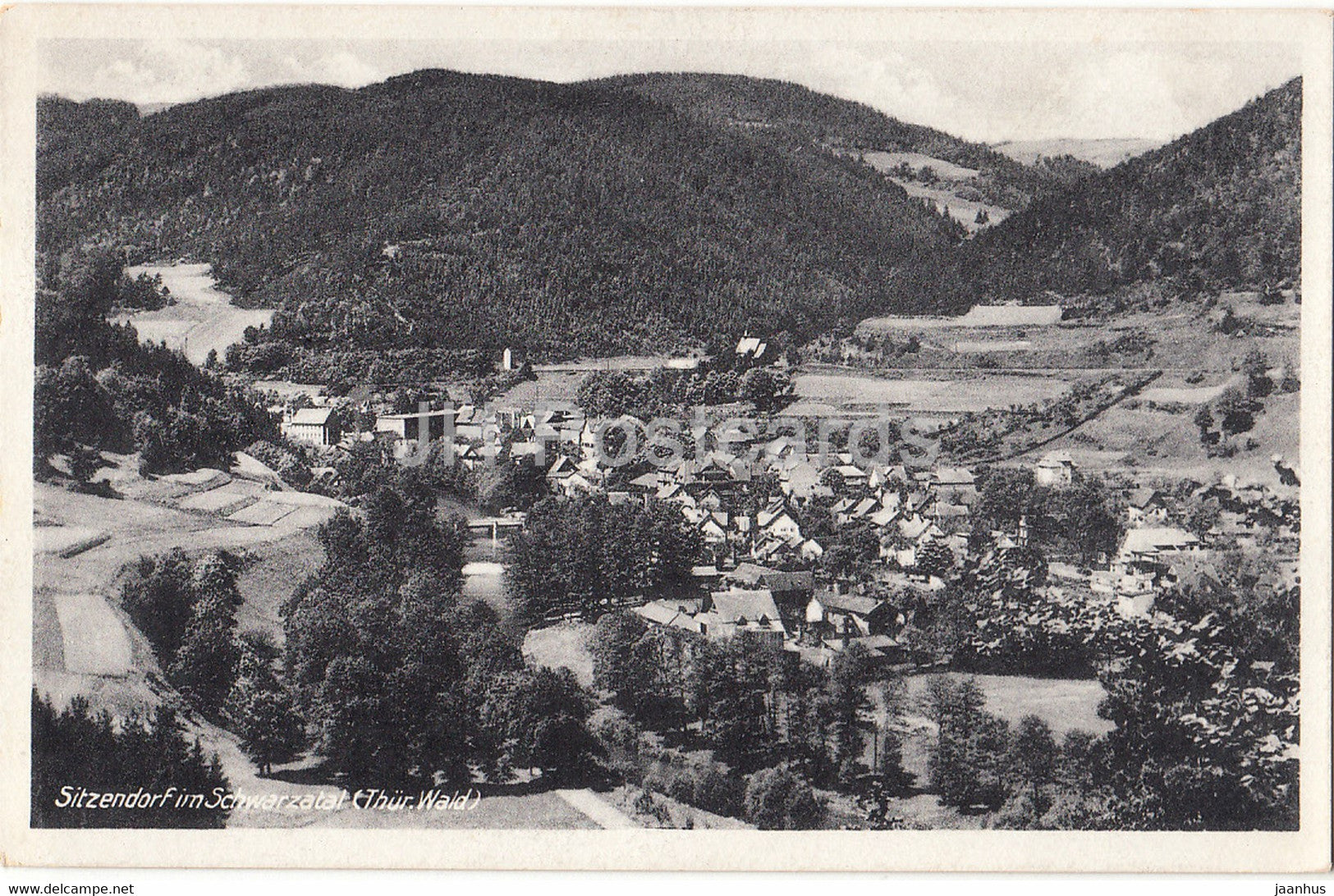 Sitzendorf im Schwarzatal - Thur Wald - 1218 - old postcard - Germany - unused - JH Postcards