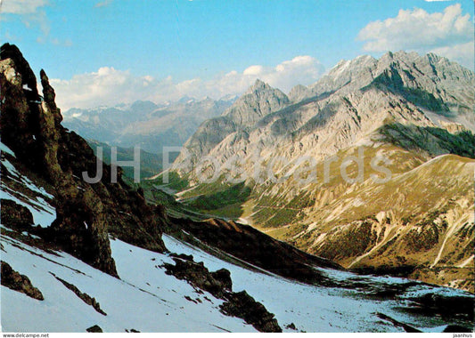 Fuorcla Val dal Botsch - Val Plavna - Piz Minger - Piz Plavna - Switzerland - used - JH Postcards