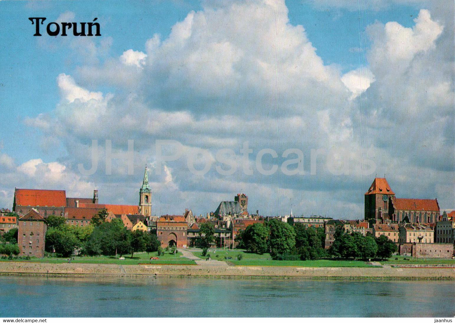 Torun - Panorama na stary Torun - Panorama of old Torun - Poland - unused - JH Postcards