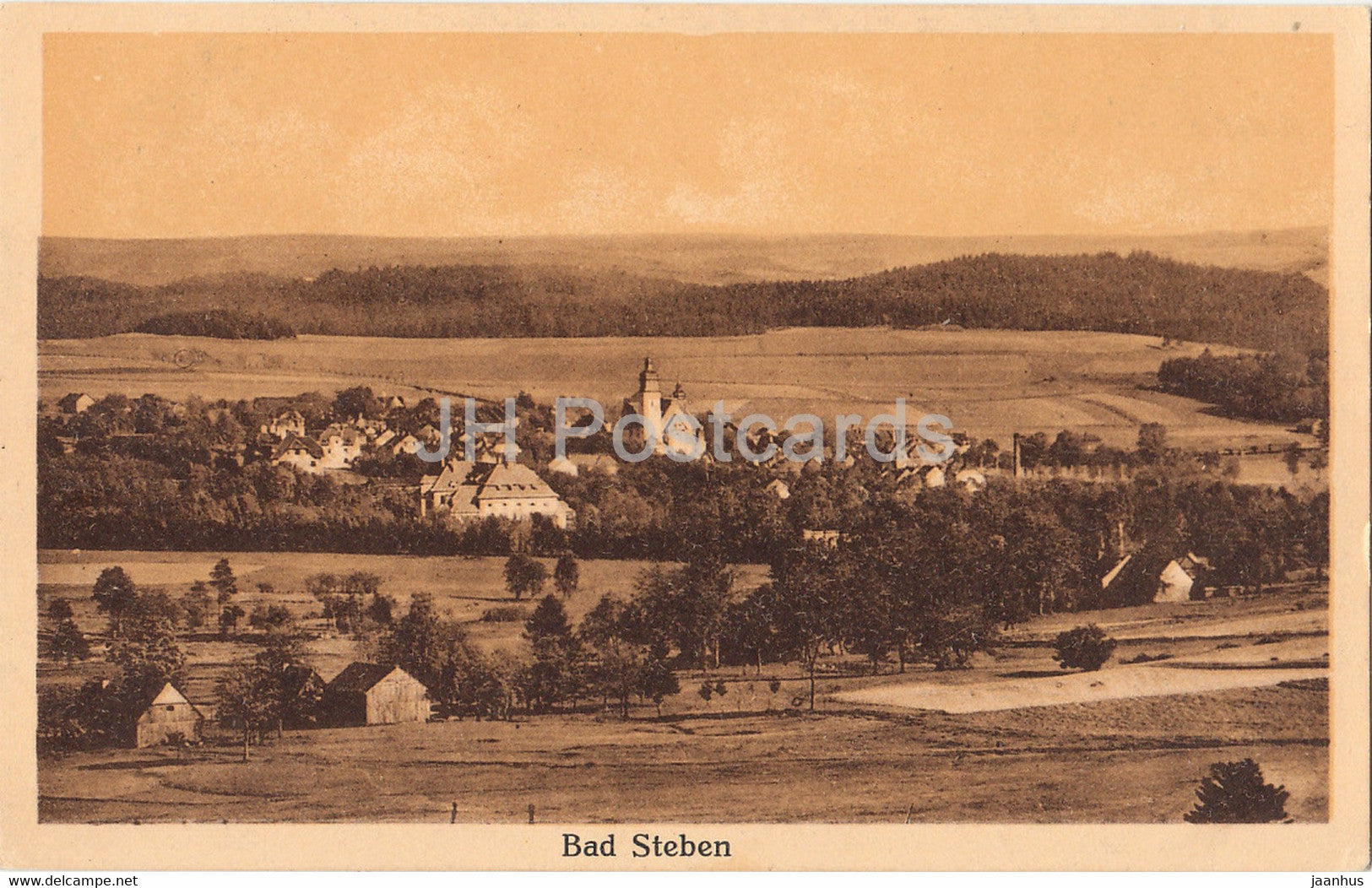 Bad Steben - old postcard - Germany - unused - JH Postcards