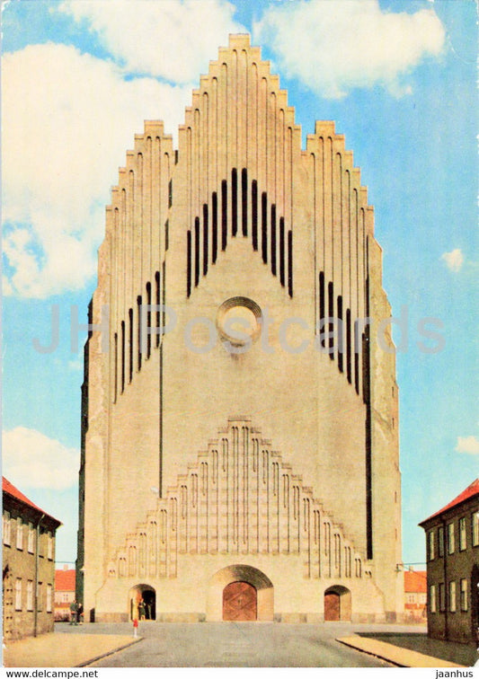 Copenhagen - Grundtvig's Church - 6006 - Denmark - unused - JH Postcards