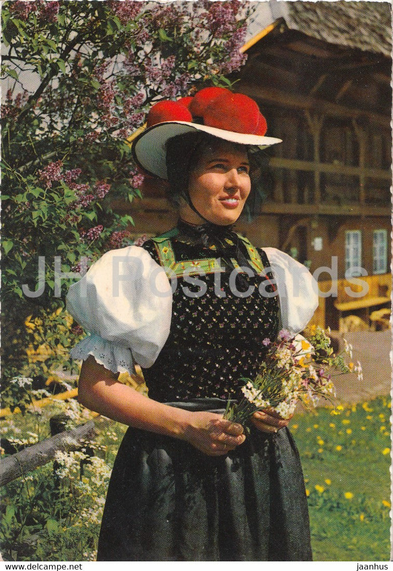 Schwarzwald - Gutacher Tracht - folk costumes - 1970 -Germany - used - JH Postcards