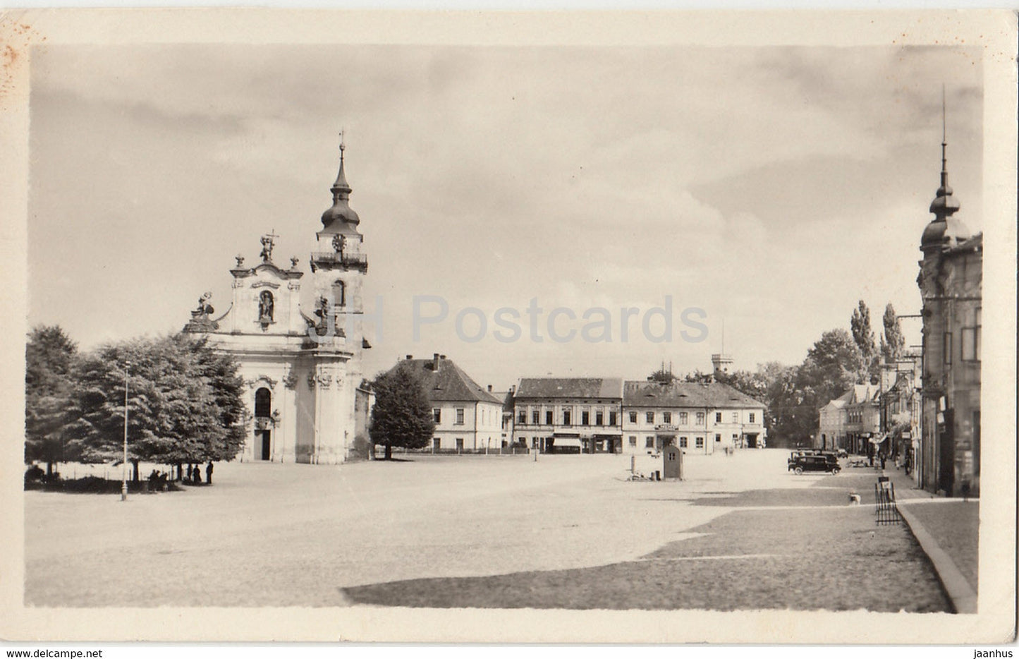 Hermanuv Mestec - old postcard - 1953 - Czechoslovakia - Czech Republic - used - JH Postcards