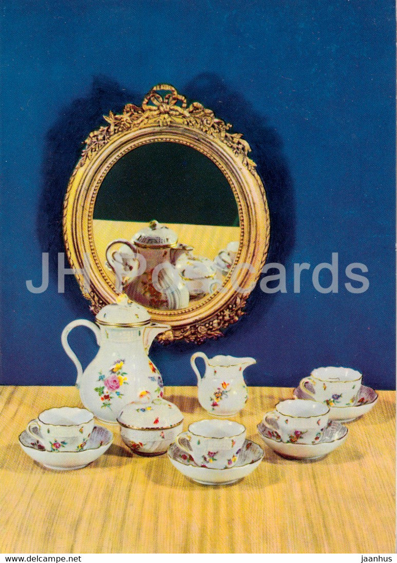 Kaffeeservice Form Neubrandstein - Staatliche Porzellan Manufaktur Meissen - Caffee Set porcelain - Germany - unused - JH Postcards