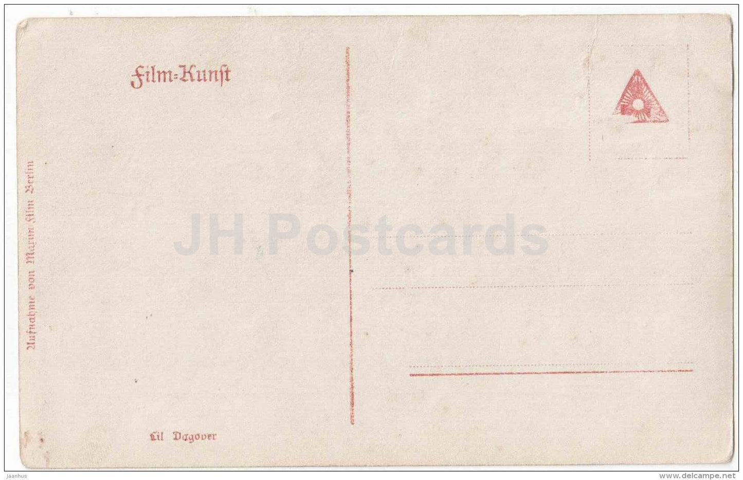 movie - Der Tänzer nach dem Roman von Felix Holländer Struensee - Verlag Ross - film - 632/1 - Germany - unused - JH Postcards