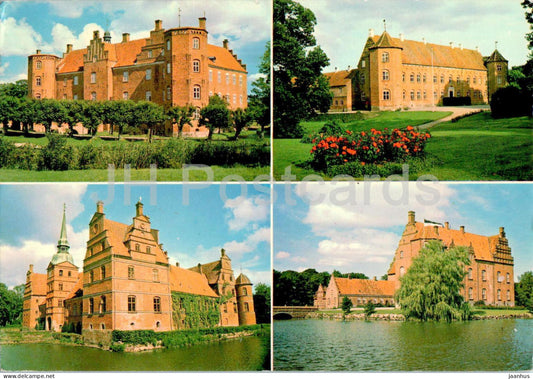 Djurslands Herregarde - Djursland Manors Gl Estrup - Rugard - Rosenholm - Katholm - castle - 512 - 1973 - Denmark - used - JH Postcards