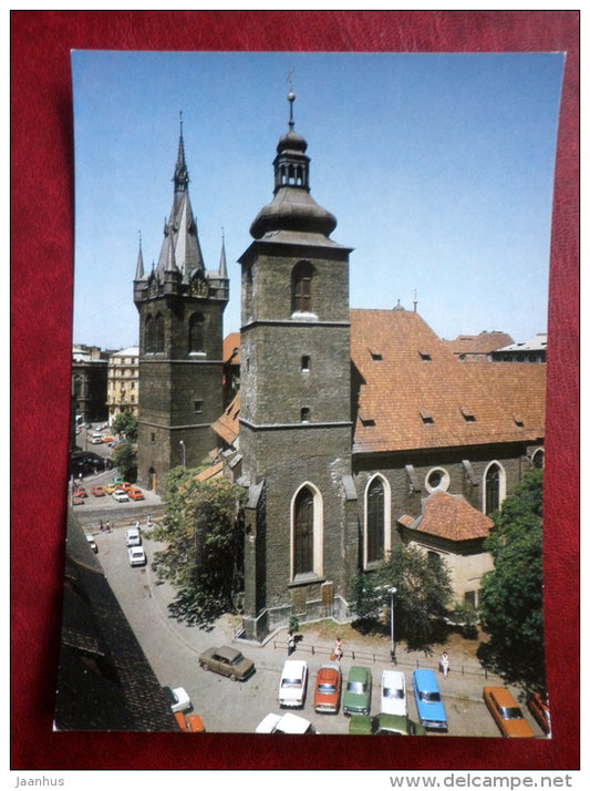 Church od the St. Henry in the New Town - Gothic Prague - large format card - CZECH REPUBLIC, CZECHOSLOVAKIA - unused - JH Postcards