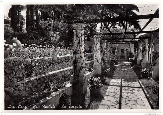 Anacapri - San Michele - La Pergola - Italy - Italia - unused - JH Postcards