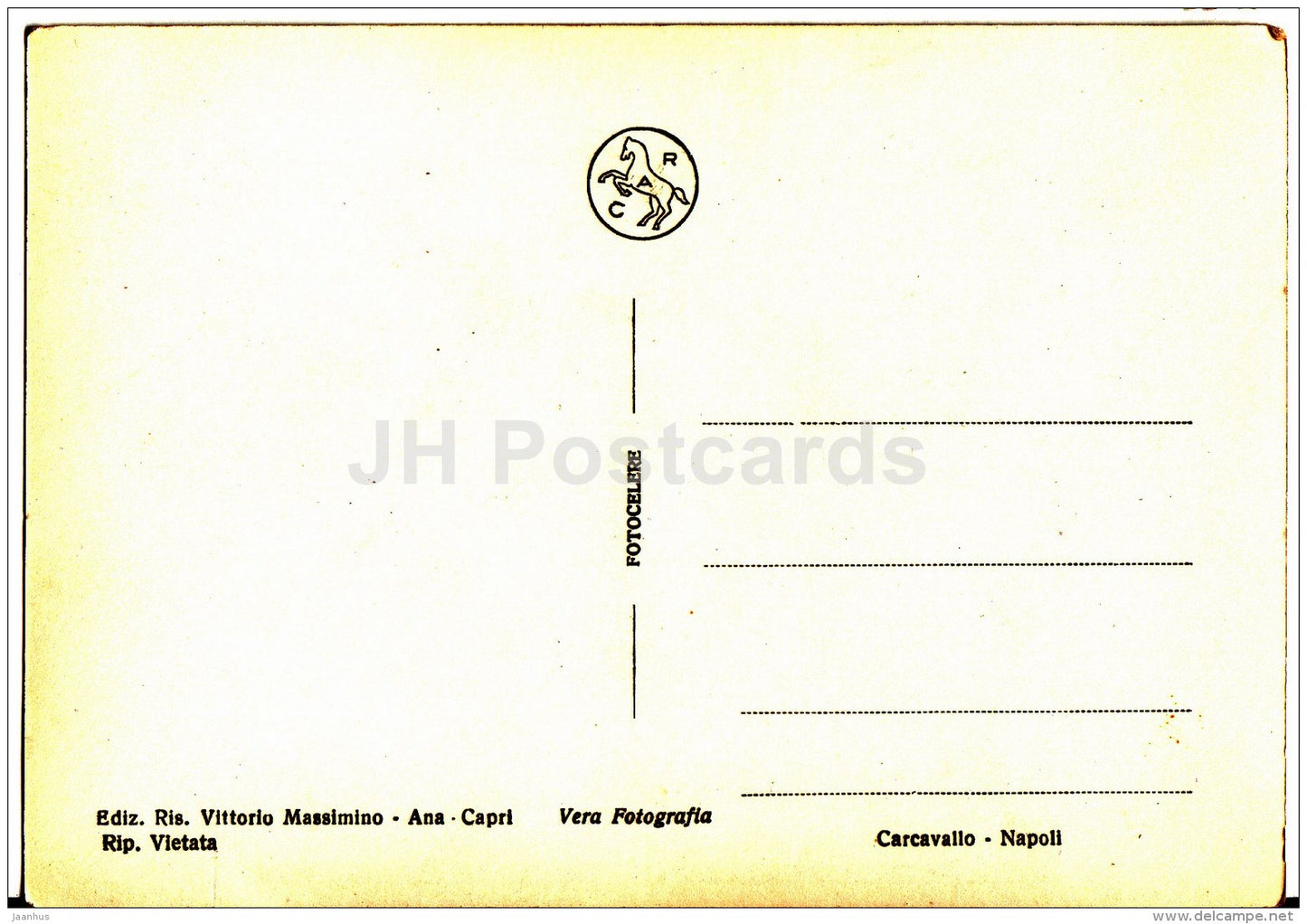 Anacapri - San Michele - La Pergola - Italy - Italia - unused - JH Postcards